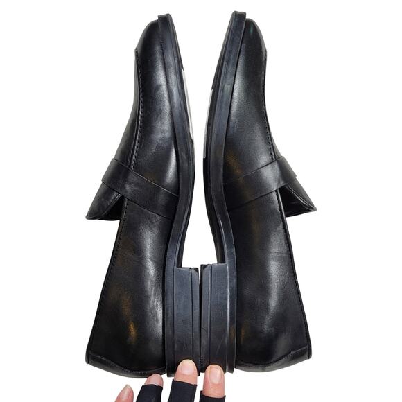 Bruno Magli Pablo Buckle Strap black leather Loafers Men\'s size 9 main image 7